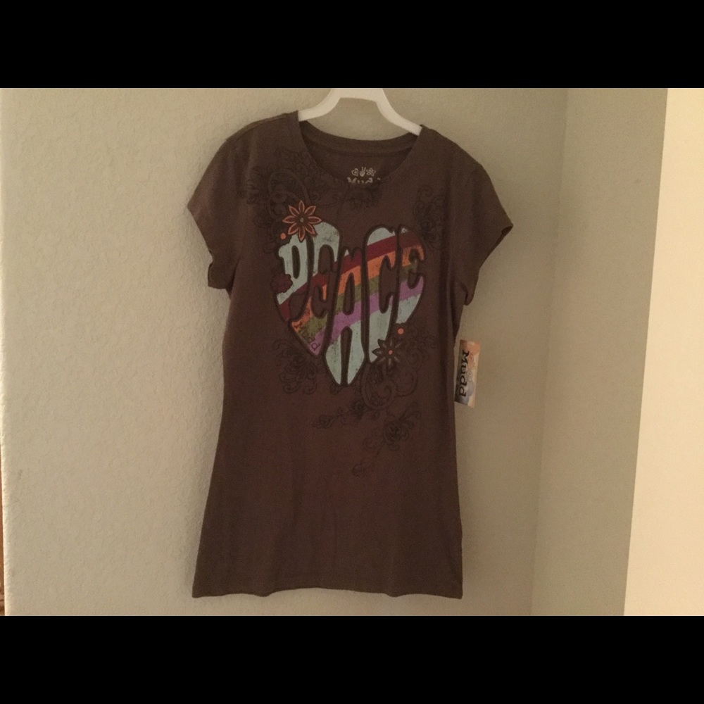 Peace shirt, NWT.